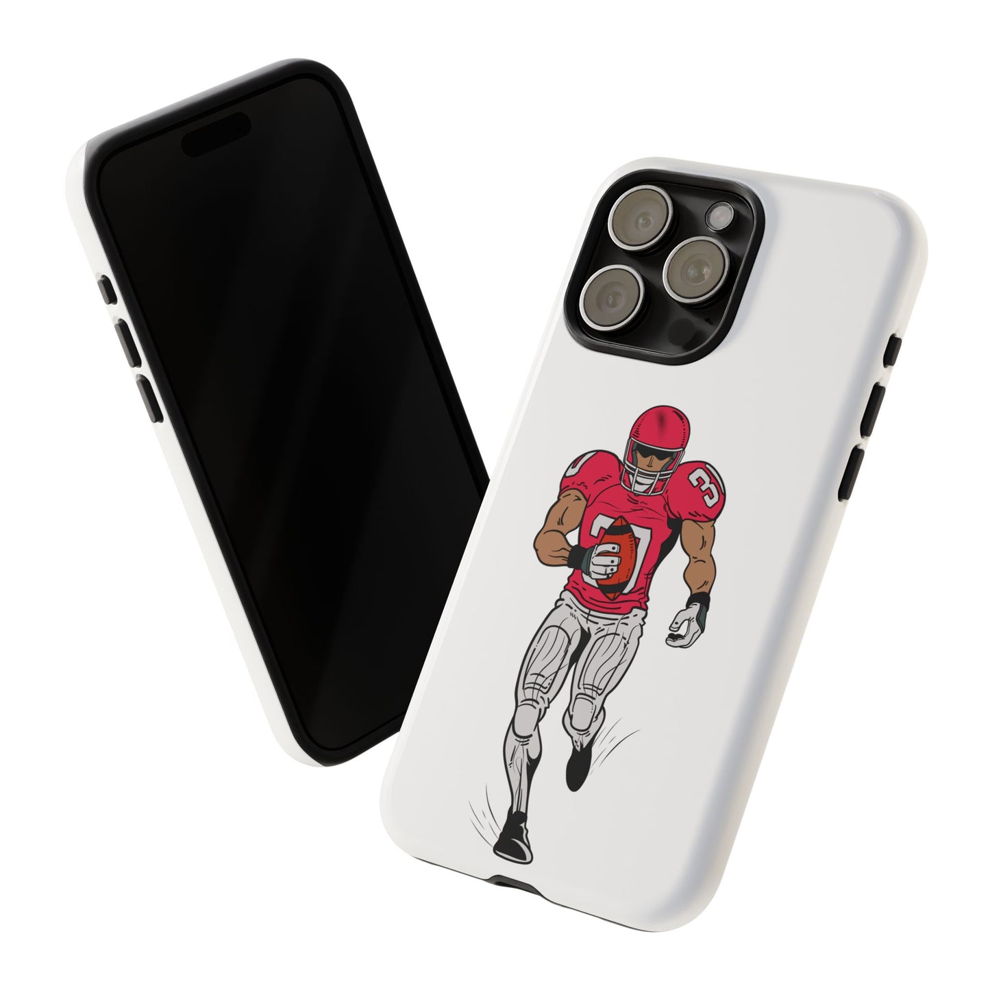 Football Player Tough Case, Sports Phone Cover, Athlete Gift, Tough Phone Case, Fall Sports, Football Lover's Accessory - TRV