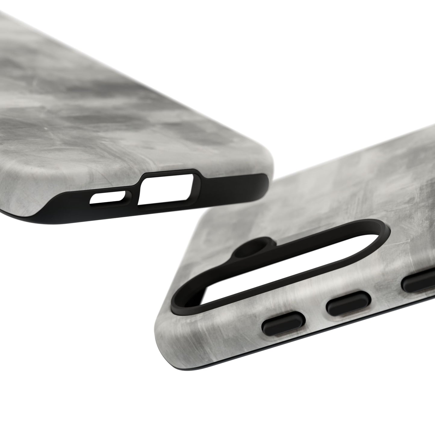 Stylish Phone Case for Tough Protection, Marble Grey Design, Customizable Gift for Her, Unisex Mobile Accessory, Birthday Present, [...] - TRV