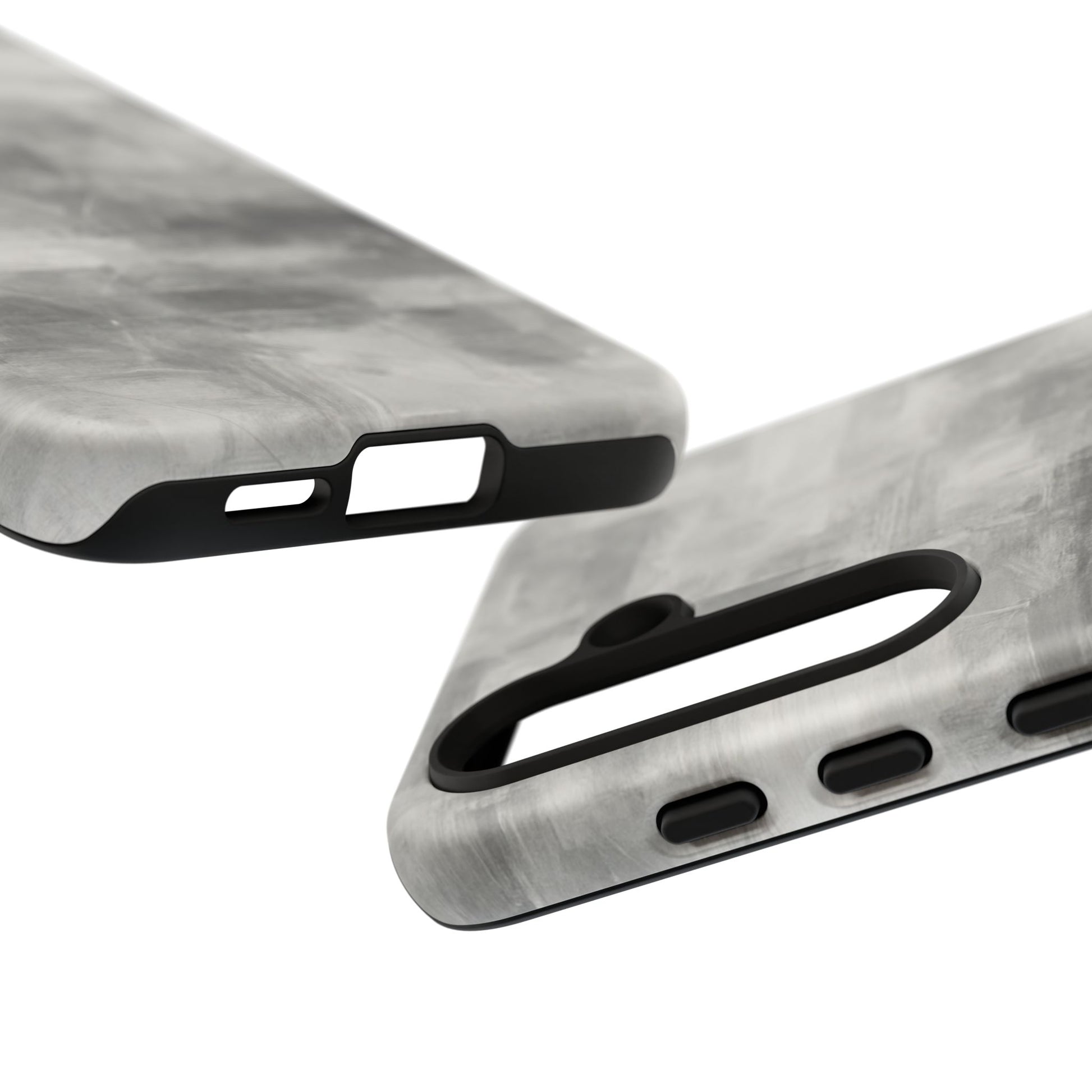 Stylish Phone Case for Tough Protection, Marble Grey Design, Customizable Gift for Her, Unisex Mobile Accessory, Birthday Present, [...] - TRV