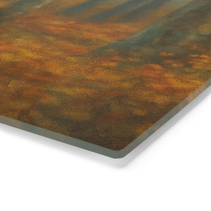 Autumn Forest Cutting Board - Nature-Inspired Kitchen Decor
