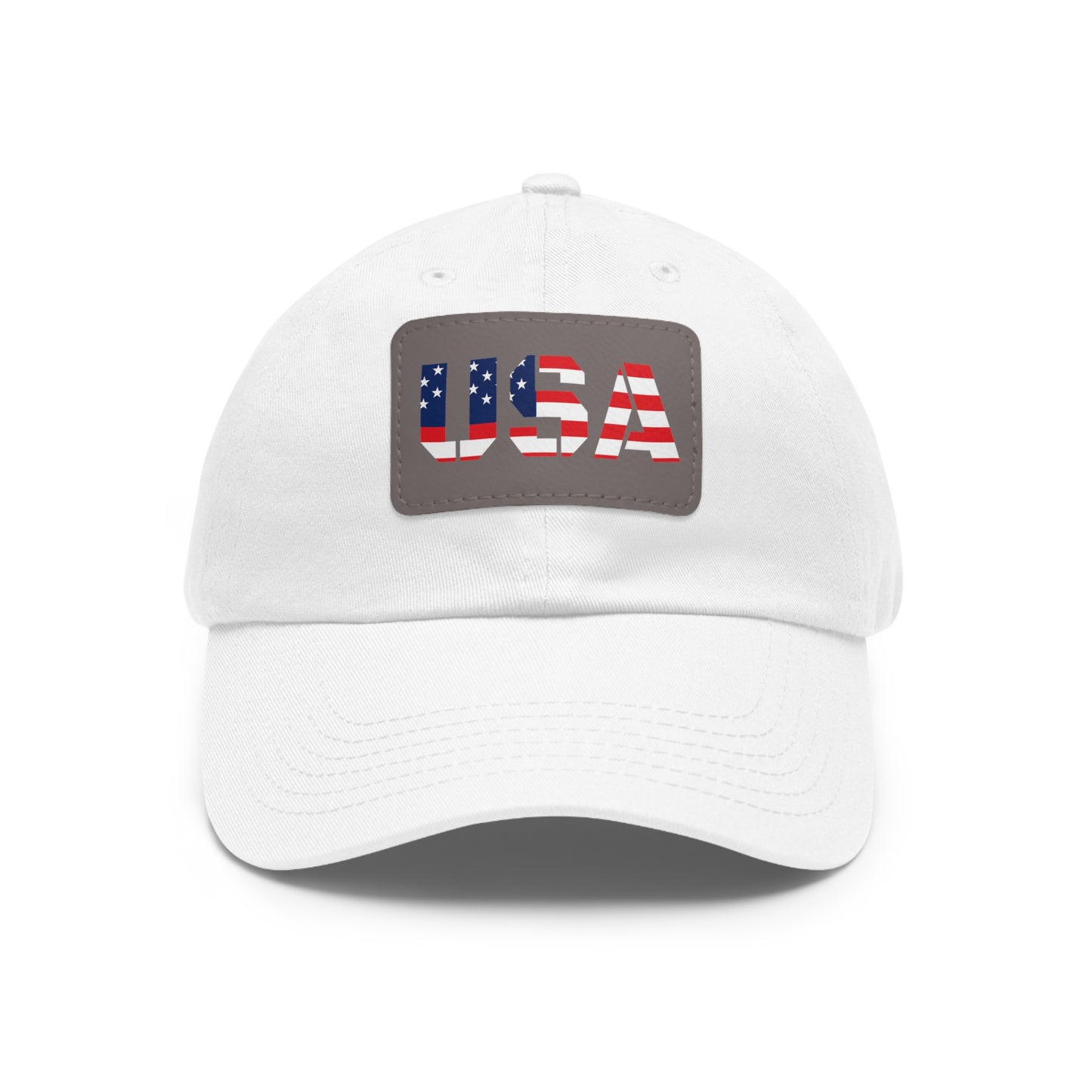 Dad Hat with USA Leather Patch - TRV