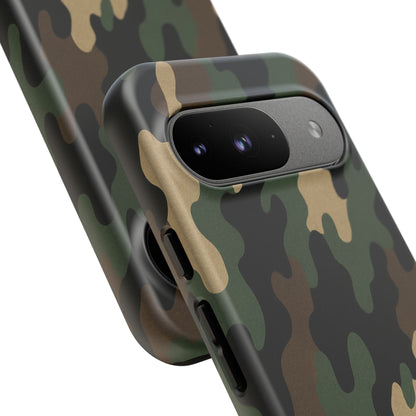 Camouflage Phone Case, Tough Cases, Military Style, Unique Phone Accessories, Gift for Him, Durable Phone Cover - TRV