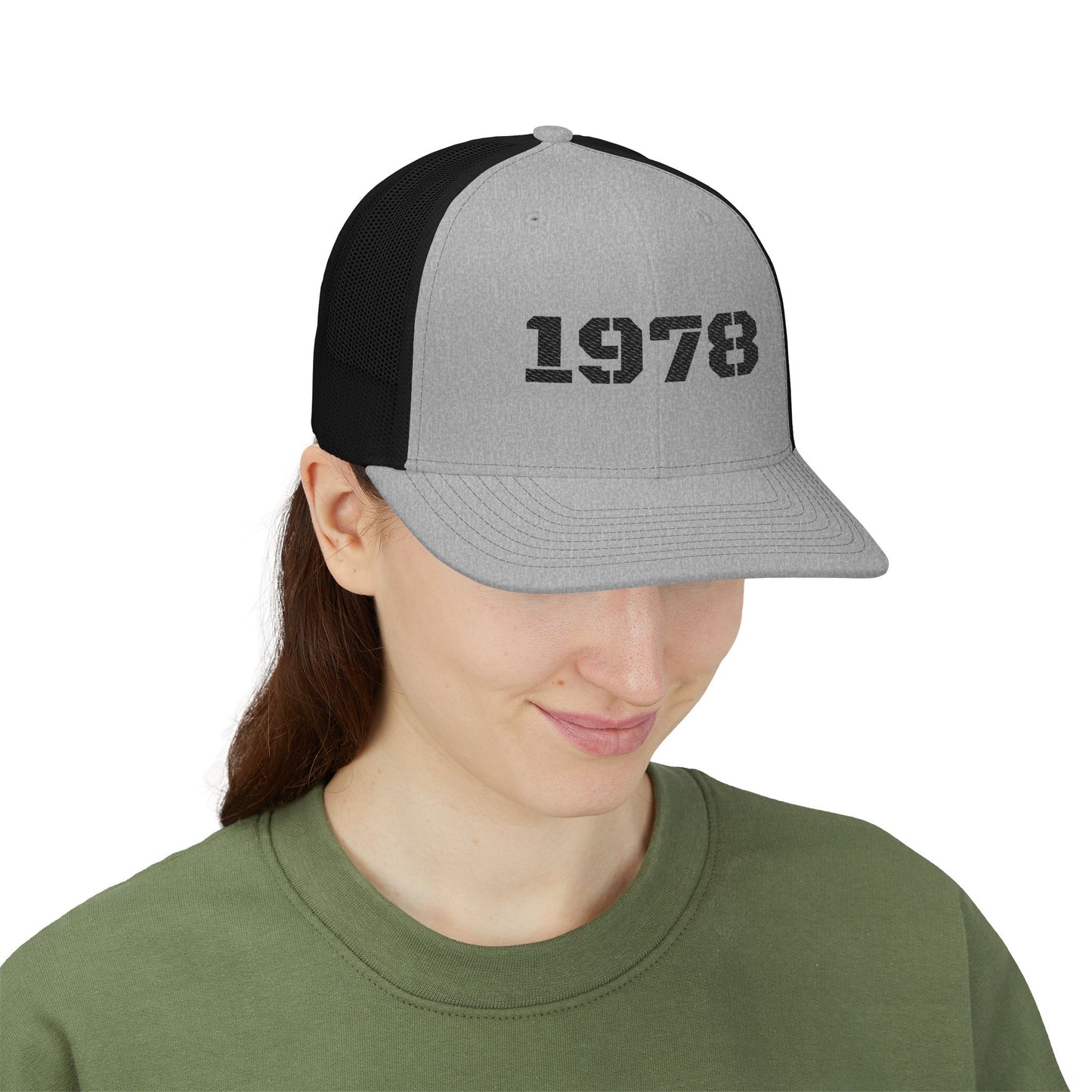 Custom Embroidered Snapback Trucker Cap | Birthday Gift, Fashion Accessory, Casual Wear, Unisex Gift, Vintage Style Hat - TRV