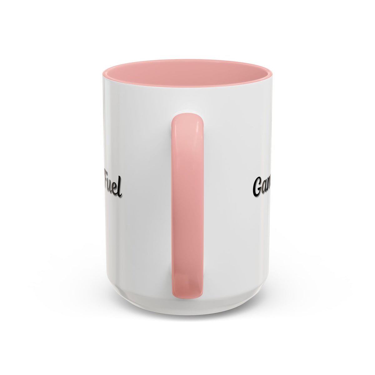 Printify Gamer Fuel coffee mug, accent 11oz, ceramic mug featuring gaming-themed design and bold graphics.