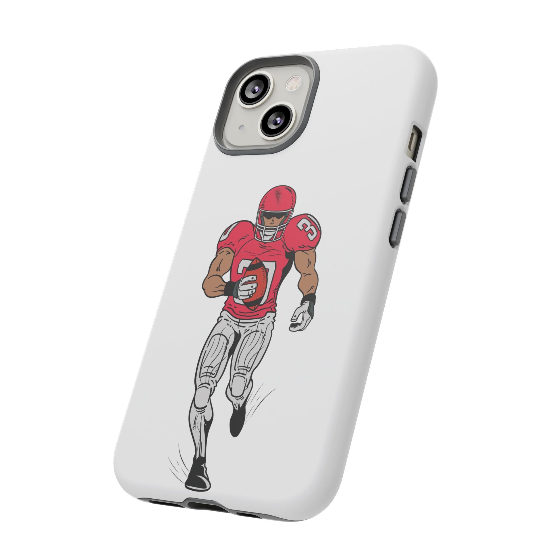 Football Player Tough Case, Sports Phone Cover, Athlete Gift, Tough Phone Case, Fall Sports, Football Lover's Accessory - TRV