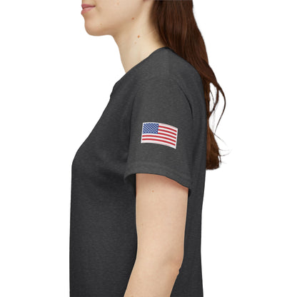 Freedom script tee | T-Shirt, American flag sleeve - TRV