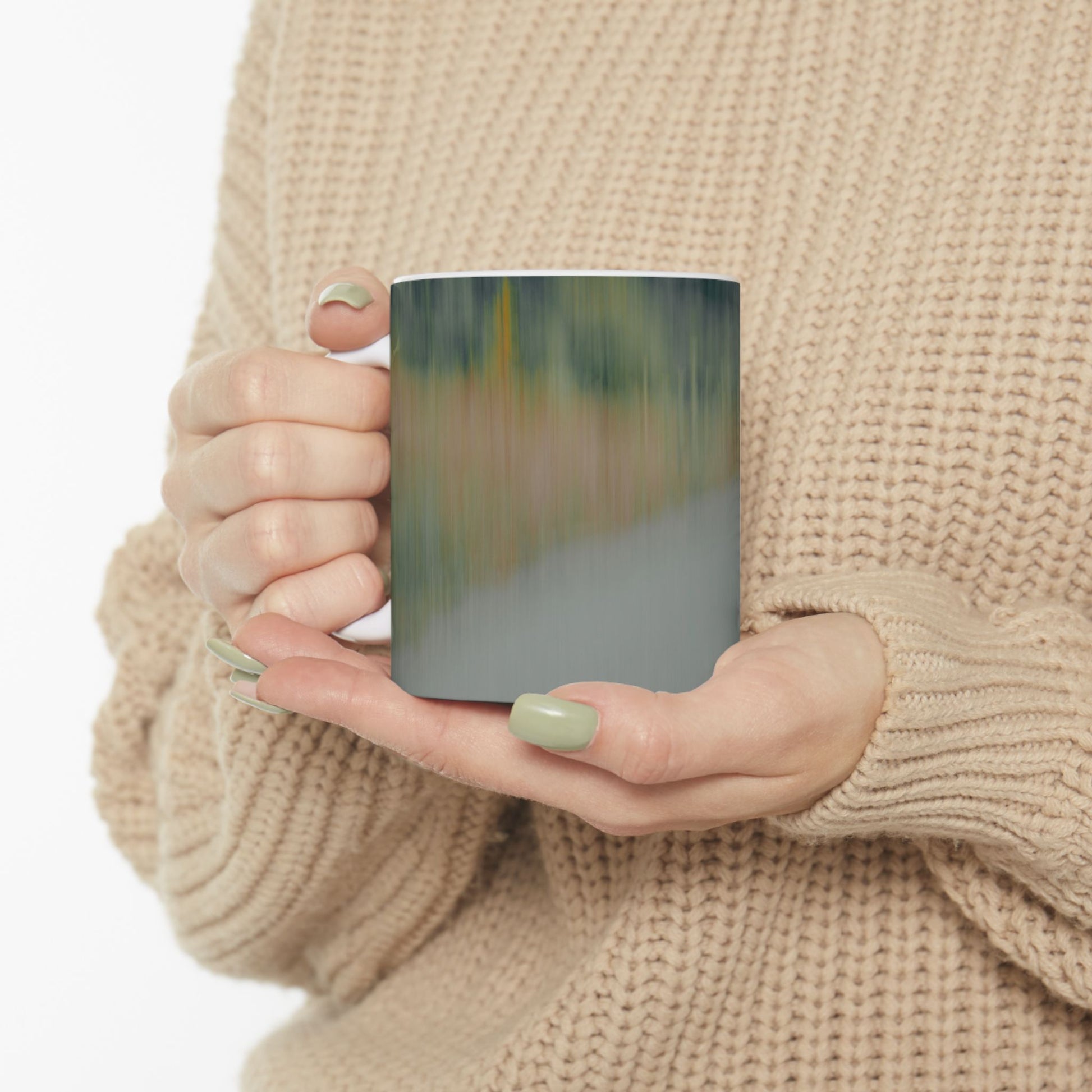 Serene Nature Ceramic Mug - 11oz & 15oz - Perfect Gift for Nature Lovers - TRV