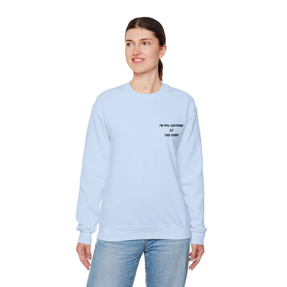 Caffeine Lover's Crewneck Sweatshirt | Unisex Heavy Blend - TRV