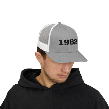 Vintage 1982 Snapback Trucker Cap, Retro Cap, Custom Hat, Gift for Him, Birthday Gift, Dad Hat, Casual Wear - TRV