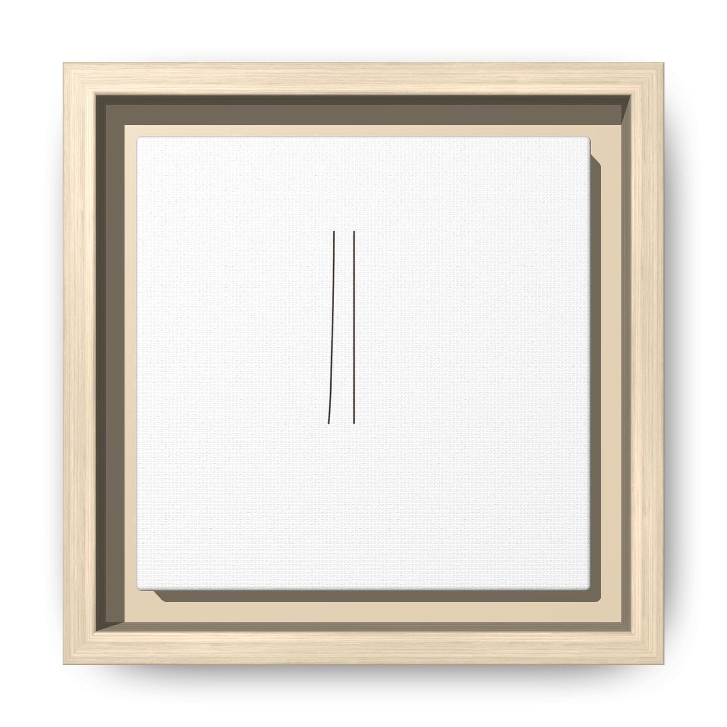 Minimal Line Art | Matte Canvas Framed