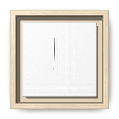 Minimal Line Art | Matte Canvas Framed