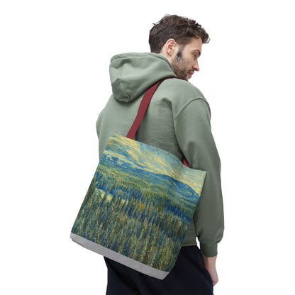 Nature-Inspired Tote Bag, Eco-Friendly Carryall, Bohemian Style Purse, Art Tote, Great Gift for Nature Lovers, Shopping Bag, Travel [...] - TRV