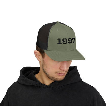 1997 Snapback Trucker Cap, Vintage Style Hat, Year Birth Cap, Trendy Dad Hat, Cool Casual Cap, Gift for 90s Kids - TRV