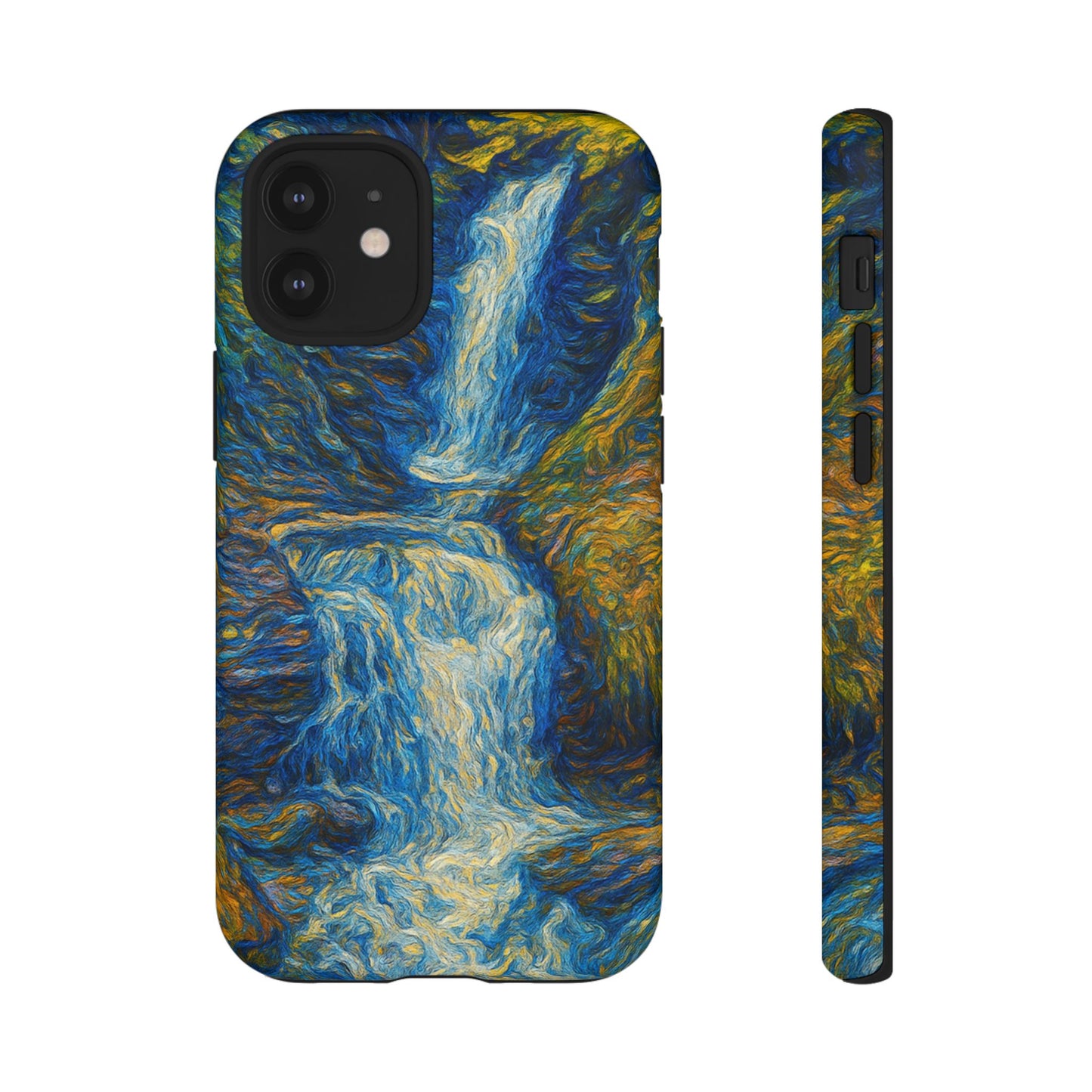 Artistic Phone Case - Waterfall Design, Unique Gift, Phone Accessory, Nature Lover, Original Artwork - TRV