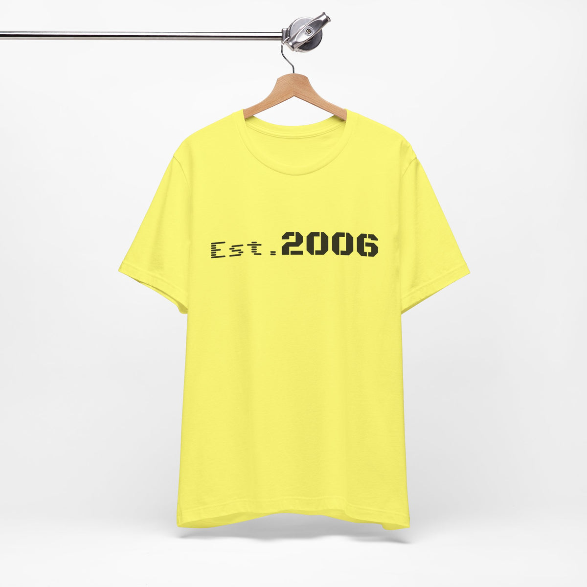 Vintage-style "Established 2006" graphic T-shirt by Printify, featuring a classic birthday gift design on a casual tee.