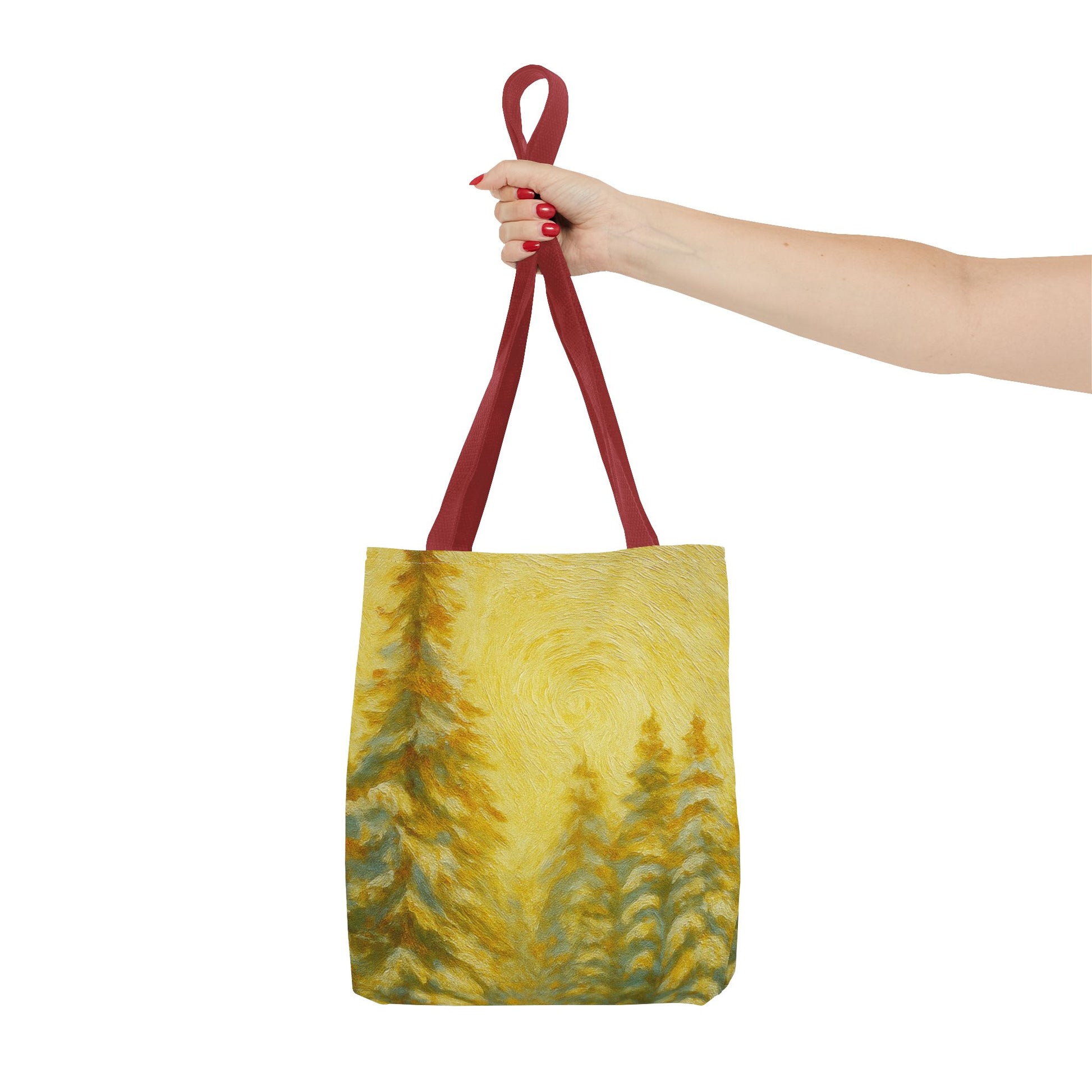 Artistic abstract eco-friendly canvas tote bag for beach and daily use, featuring vibrant, creative print and sturdy handles.