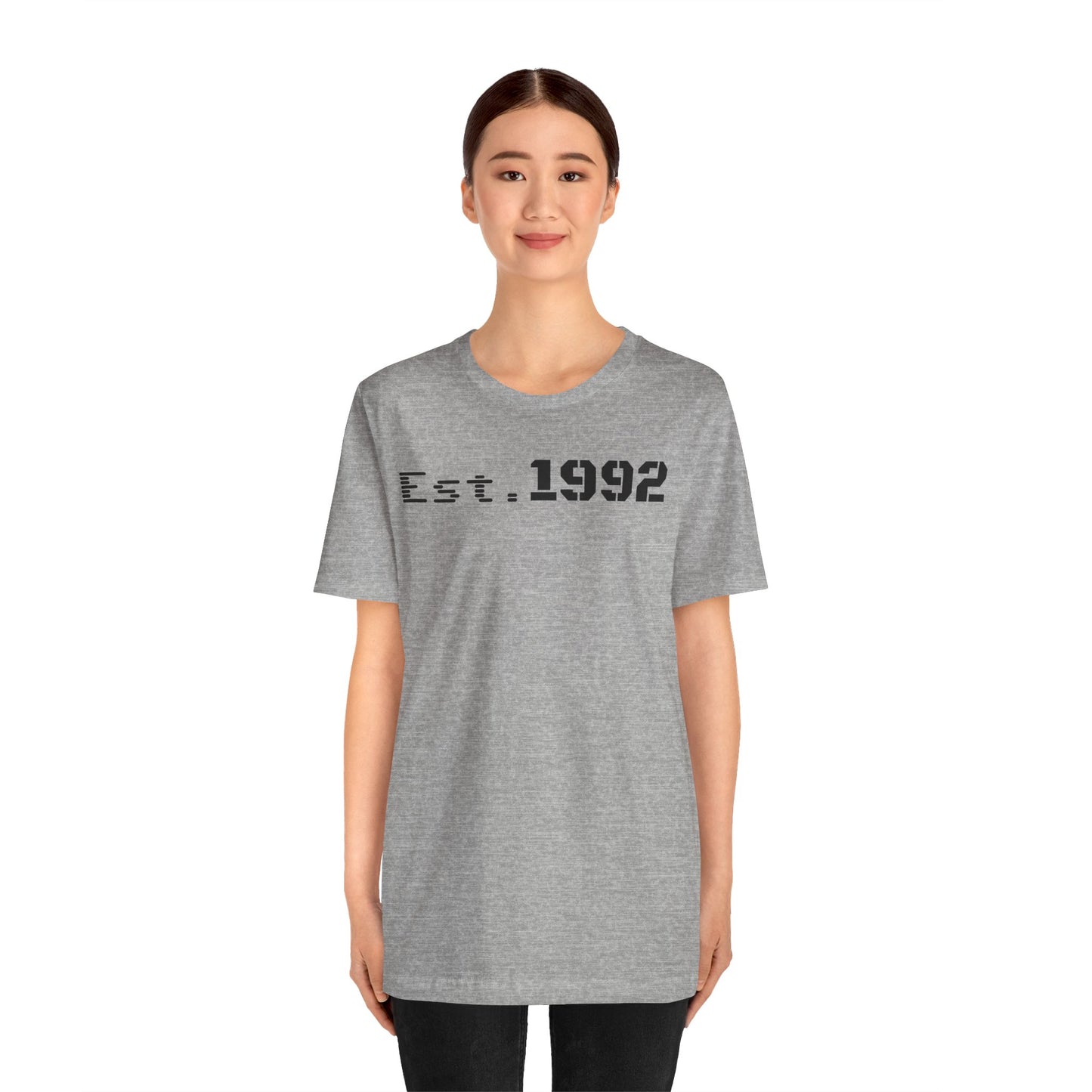 Est. 1992 Short Sleeve Tee - Retro Unisex T-Shirt, Birthday Gift, Vintage Style Shirt, Casual Wear, Trendy Outfit