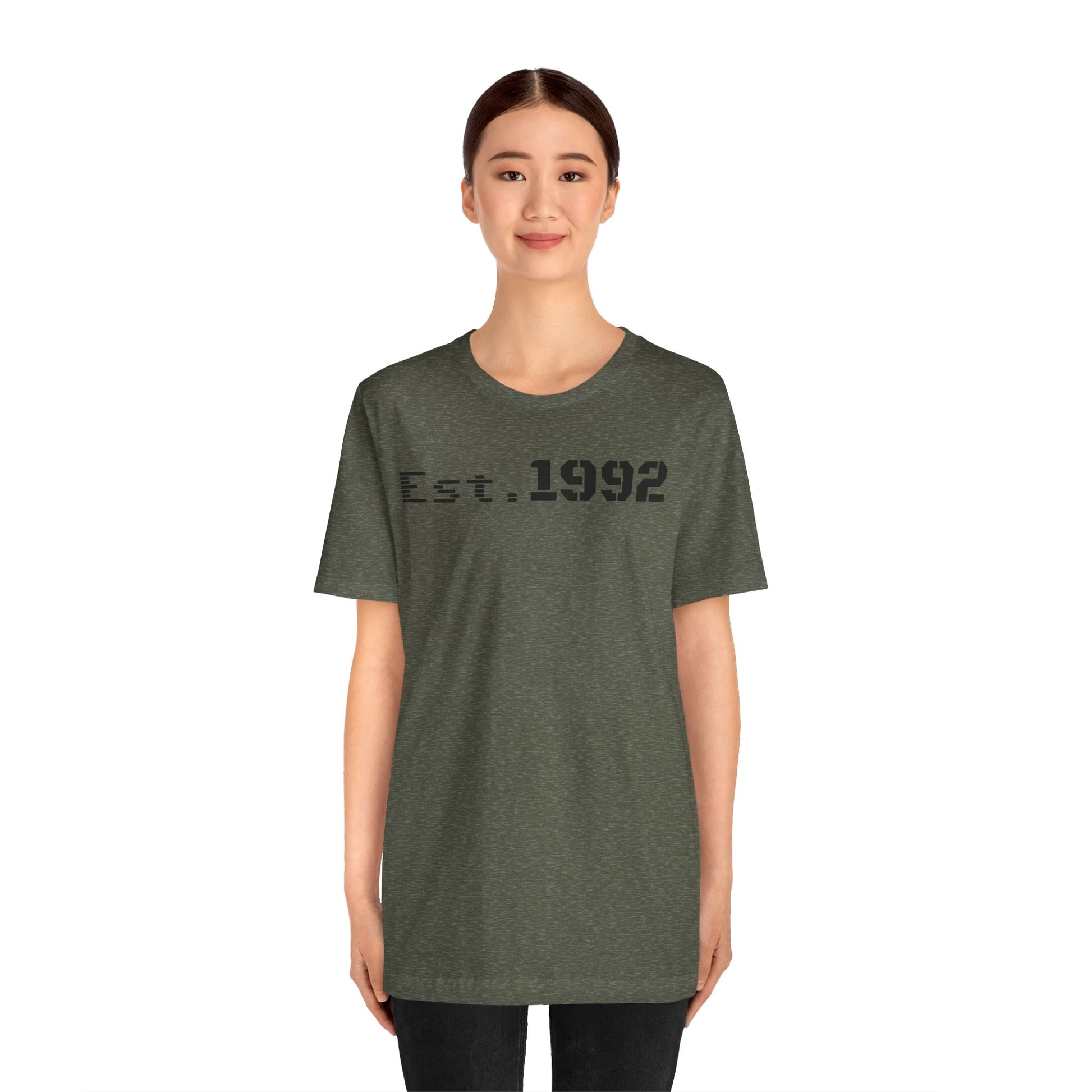 Est. 1992 Unisex Jersey Tee - Retro Birthday Gift, Casual Wear, Cool Vintage T-Shirt, Gift for Him, Gift for Her - TRV