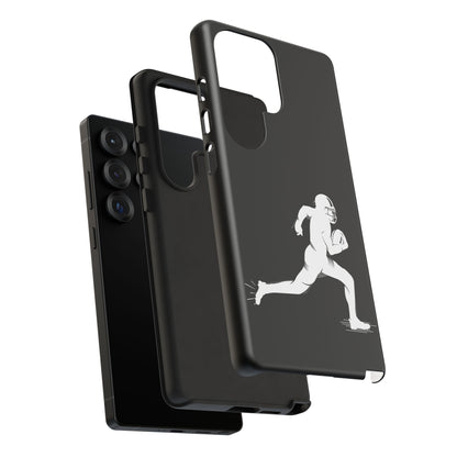 Football Player Phone Case, Tough Cases, Sports Phone Cover, Gift for Athletes, iPhone & Samsung Accessories, Running Player Design - TRV