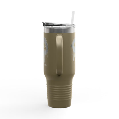 Stylish Insulated Travel Mug - 40oz with Edgy Design for Coffee Lovers