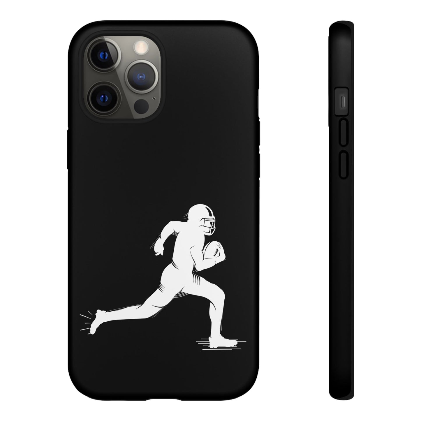 Football Player Phone Case, Tough Cases, Sports Phone Cover, Gift for Athletes, iPhone & Samsung Accessories, Running Player Design - TRV