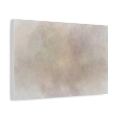 Soft Neutral Abstract Fog Canvas