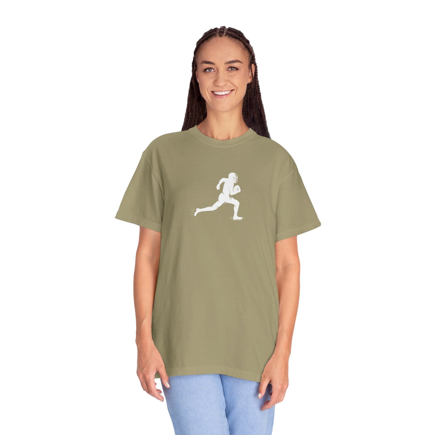 Unisex Football Player T-Shirt | Comfortable Sports Tee, Gift for Runners, Casual Wear, Workout Clothing, Everyday Style - TRV