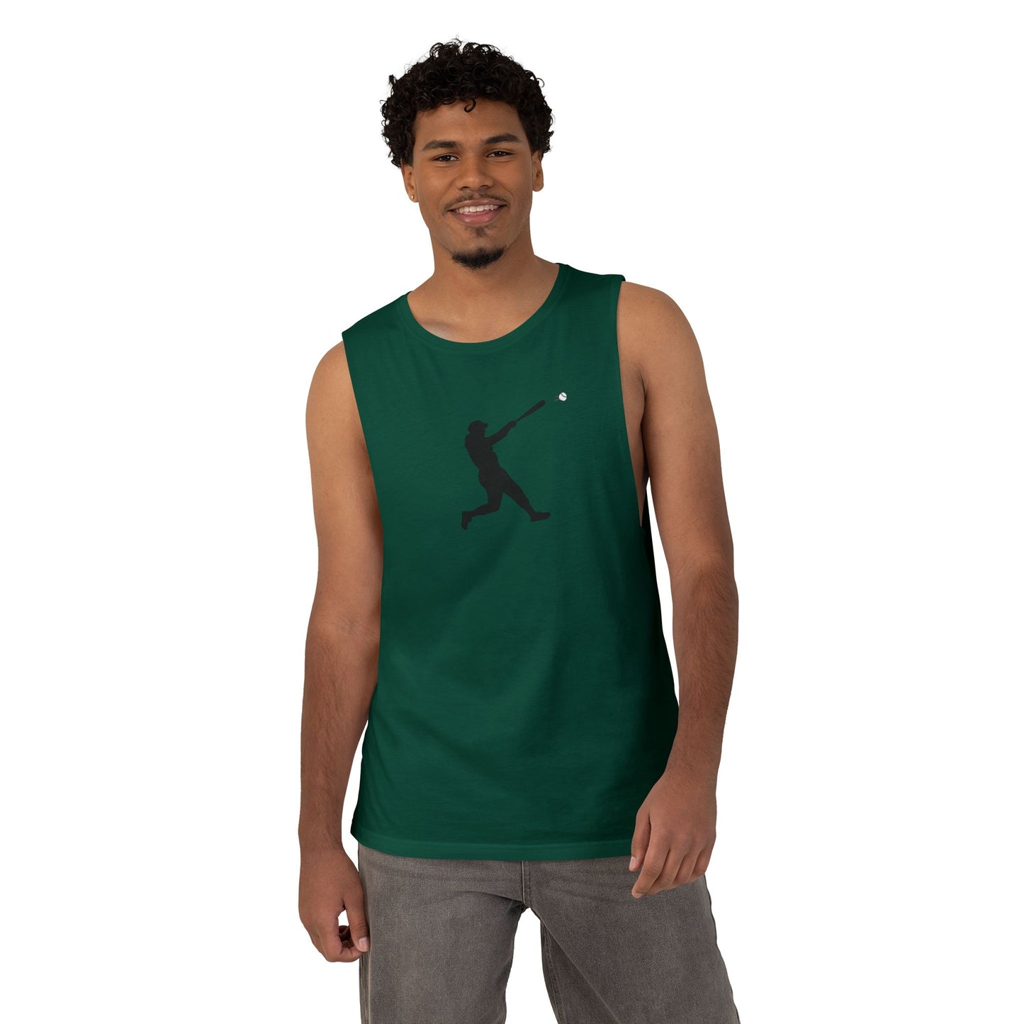 Unisex Baseball Player Tank, Men's Sports Top, Summer Workout Shirt, Casual Sleeveless Tee, Perfect for Sports Fans and Athletes