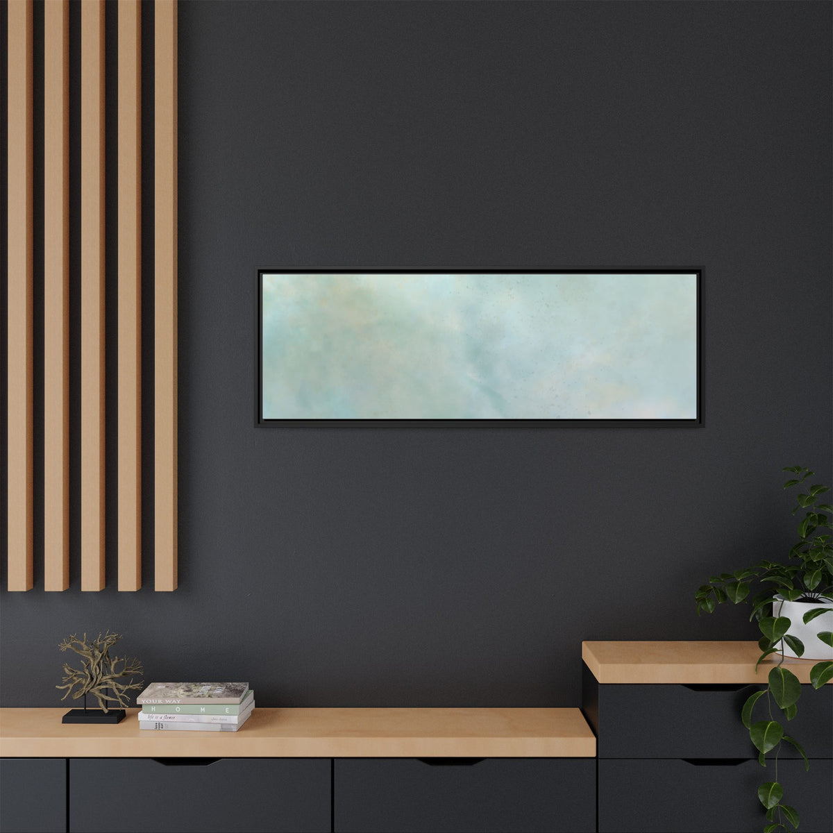Soft abstract pastel watercolor design on matte canvas, Printify branded art print with gentle color blending and artistic texture.