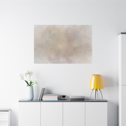 Soft Neutral Abstract Fog Canvas