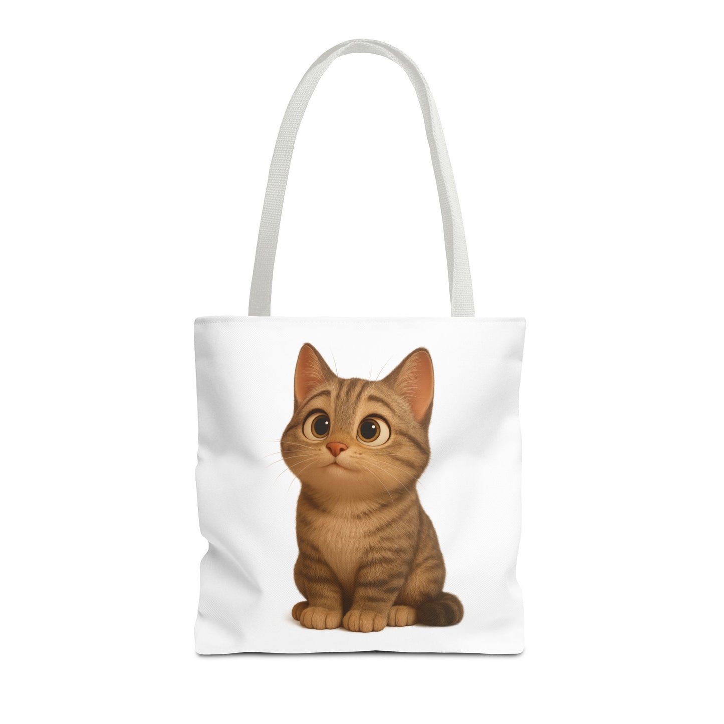 Cute Cat Tote Bag - Perfect for Animal Lovers, Eco-Friendly Carryall, Beach Bag, Shopping Tote, Gift for Cat Owners - TRV