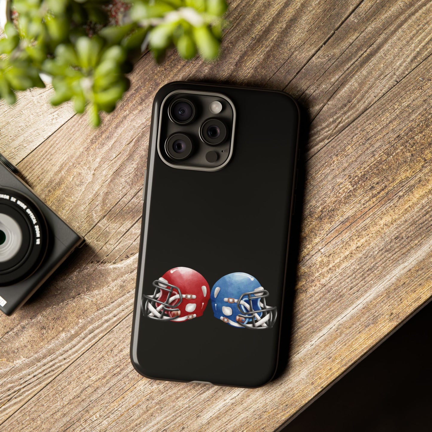 Football Helmet Phone Case, Tough Cases for Sports Fans, Gifts for Gamers, Durable Phone Cover, Unique Tech Accessories - TRV