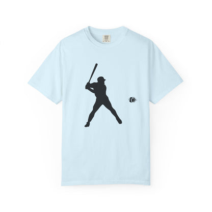 Unisex Baseball Silhouette Tee, Casual Wear, Sports Fan Apparel, Gift for Athletes, Summer Outing Outfit, Soft Cotton Shirt