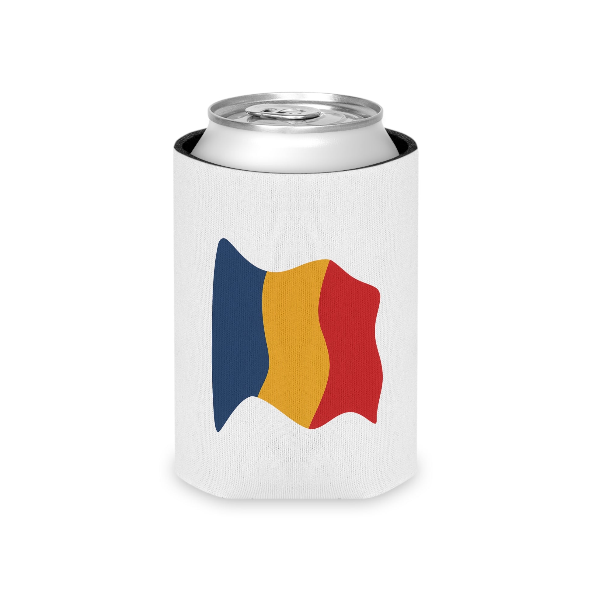 Romania Flag Can Cooler - Fun Drink Insulator, Perfect for Parties, BBQs, Sporting Events, Patriotic Celebrations, Golf Outings - TRV