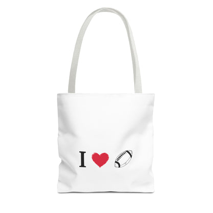 Football Lover's Tote Bag - Perfect for Game Day, Sports Events, Gifts for Fans, Eco-Friendly Carryall, Personal Use, Travel Bag - TRV
