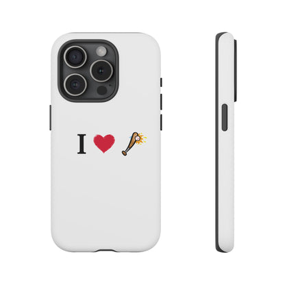 I Love Baseball Vibe Phone Case - Tough Cases for Sports Lovers, Gifts for Athletes, Fun Accessories, iPhone and Android Compatible - TRV