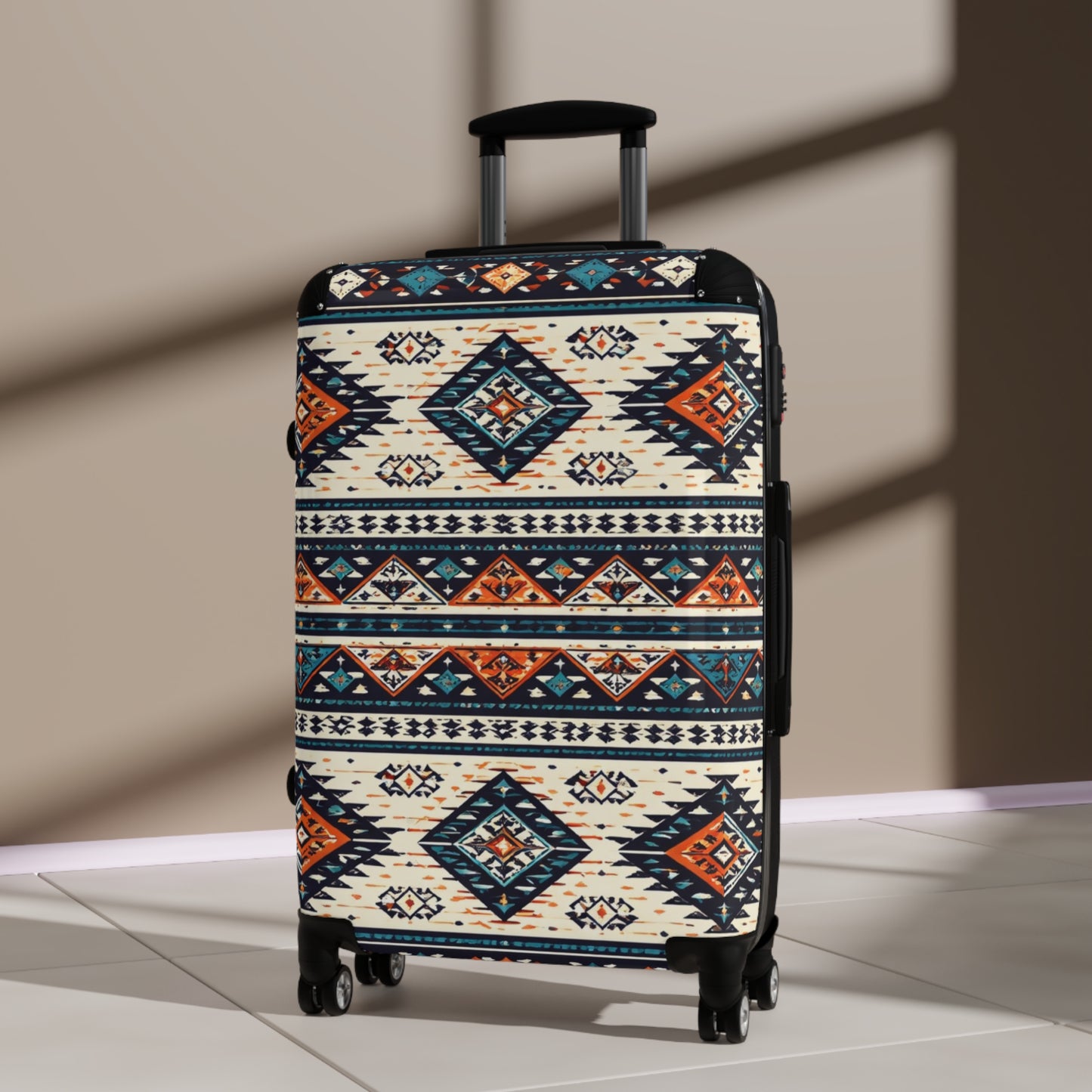 Aztec Travel Suitcase – Southwestern Pattern Carry-On Luggage