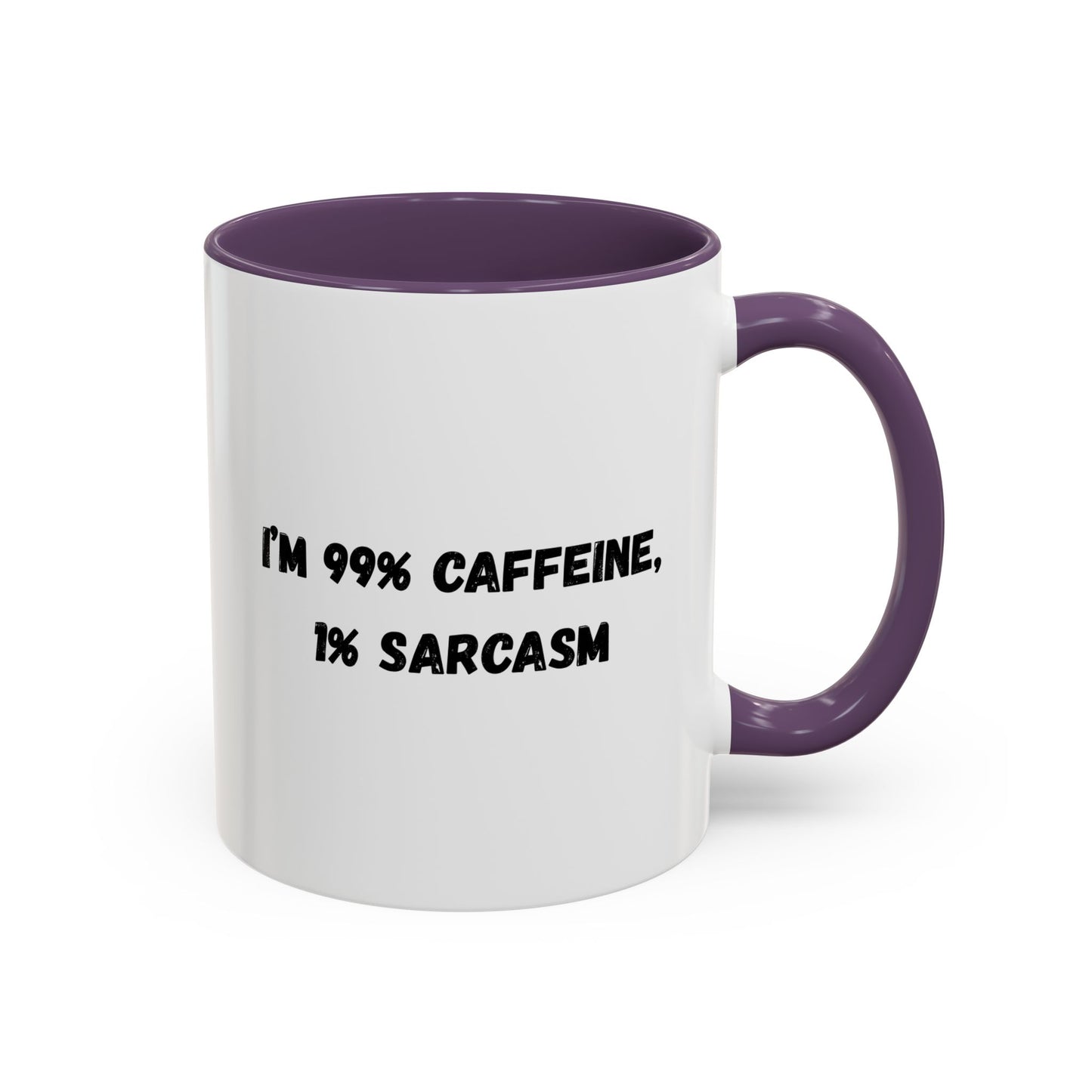 Sarcastic Coffee Mug - Funny Gift for Coffee Lovers, Black and White Accent Mug, Gift for Birthdays, Office Humor, Caffeine Enthusiasts