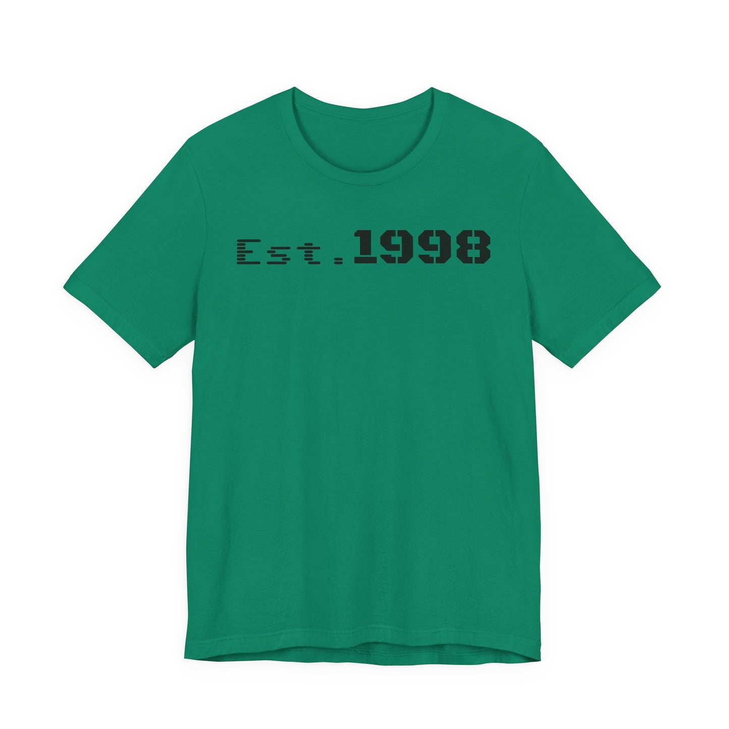 Est. 1998 Unisex Short Sleeve Tee, Vintage Style T-Shirt, Birthday Gift, Casual Wear, Retro Fashion, Unisex Apparel