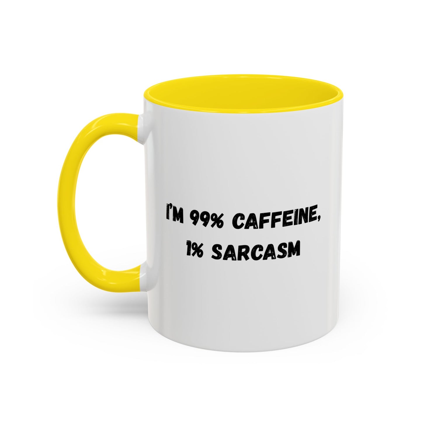 Sarcastic Coffee Mug - Funny Gift for Coffee Lovers, Black and White Accent Mug, Gift for Birthdays, Office Humor, Caffeine Enthusiasts
