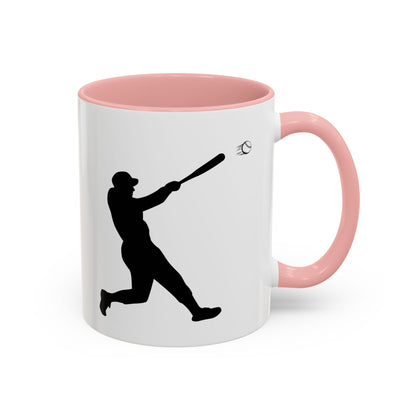 Baseball Player Accent Coffee Mug, Sports Gift, Baseball Lover Mug, Unique Coffee Cup, Personalized Sports Mug - TRV