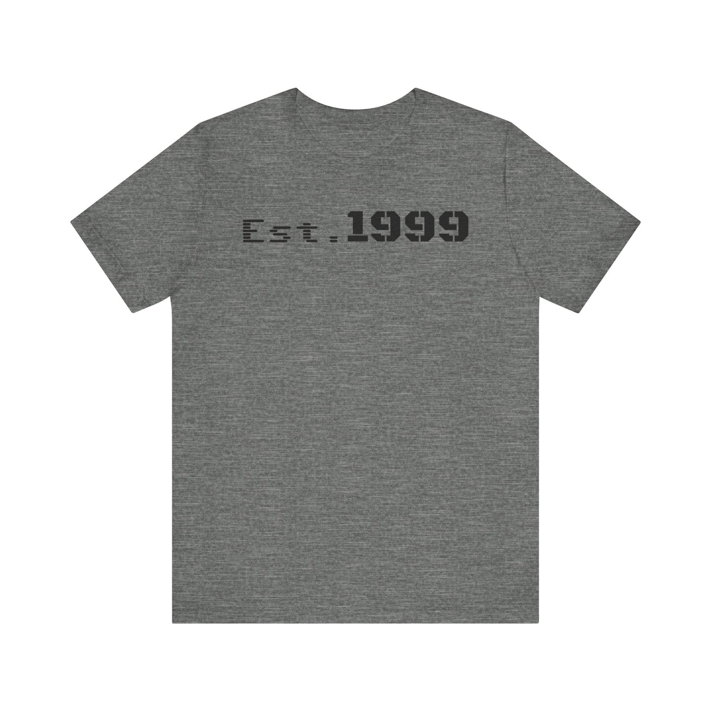 Established 1999 Unisex Tee | Vintage Birth Year Shirt, Casual Birthday Gift, Personalized Family Reunion Apparel, Retro Style [...] - TRV