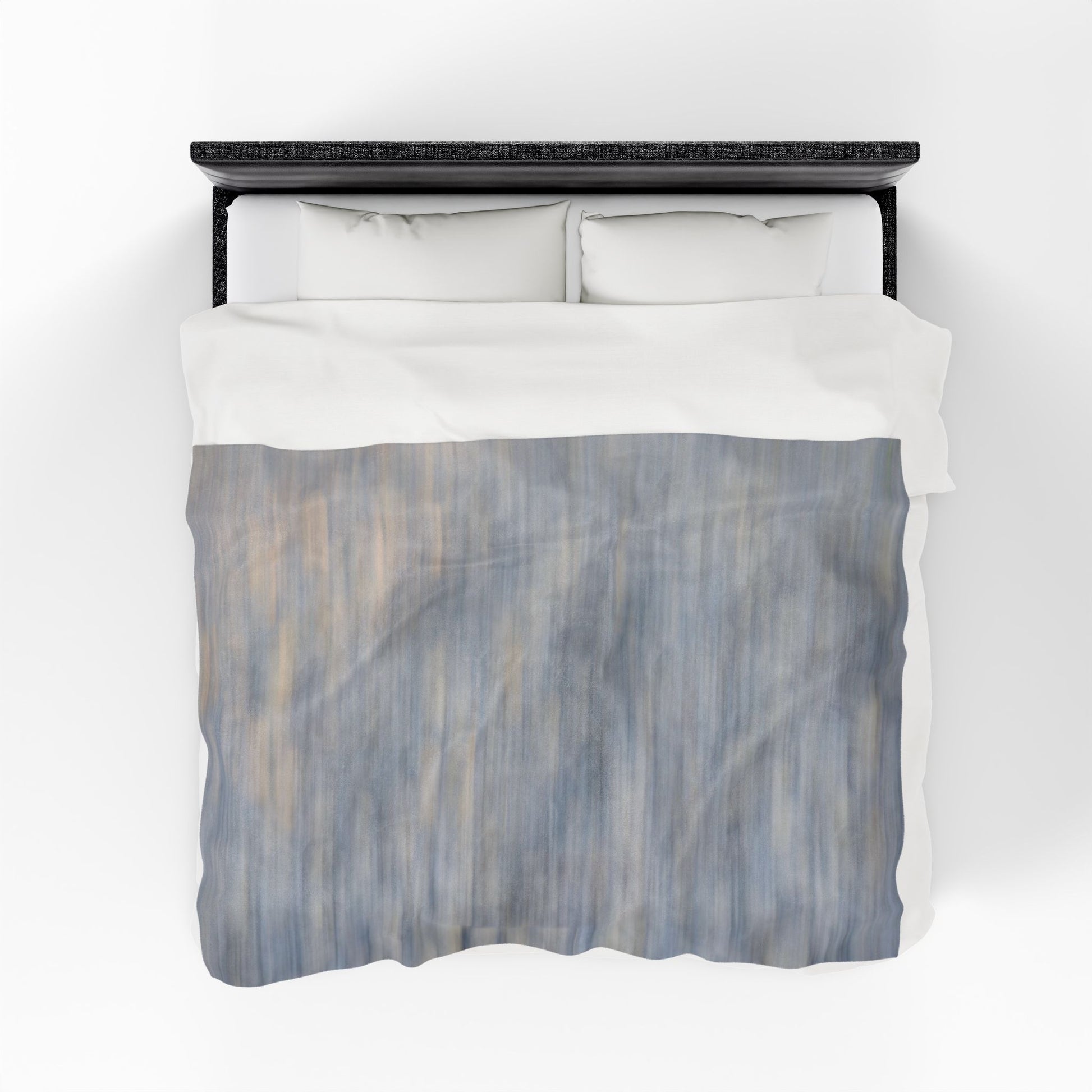 Cozy Velveteen Plush Blanket - Soft Textured Throw for Relaxation & Comfort - TRV