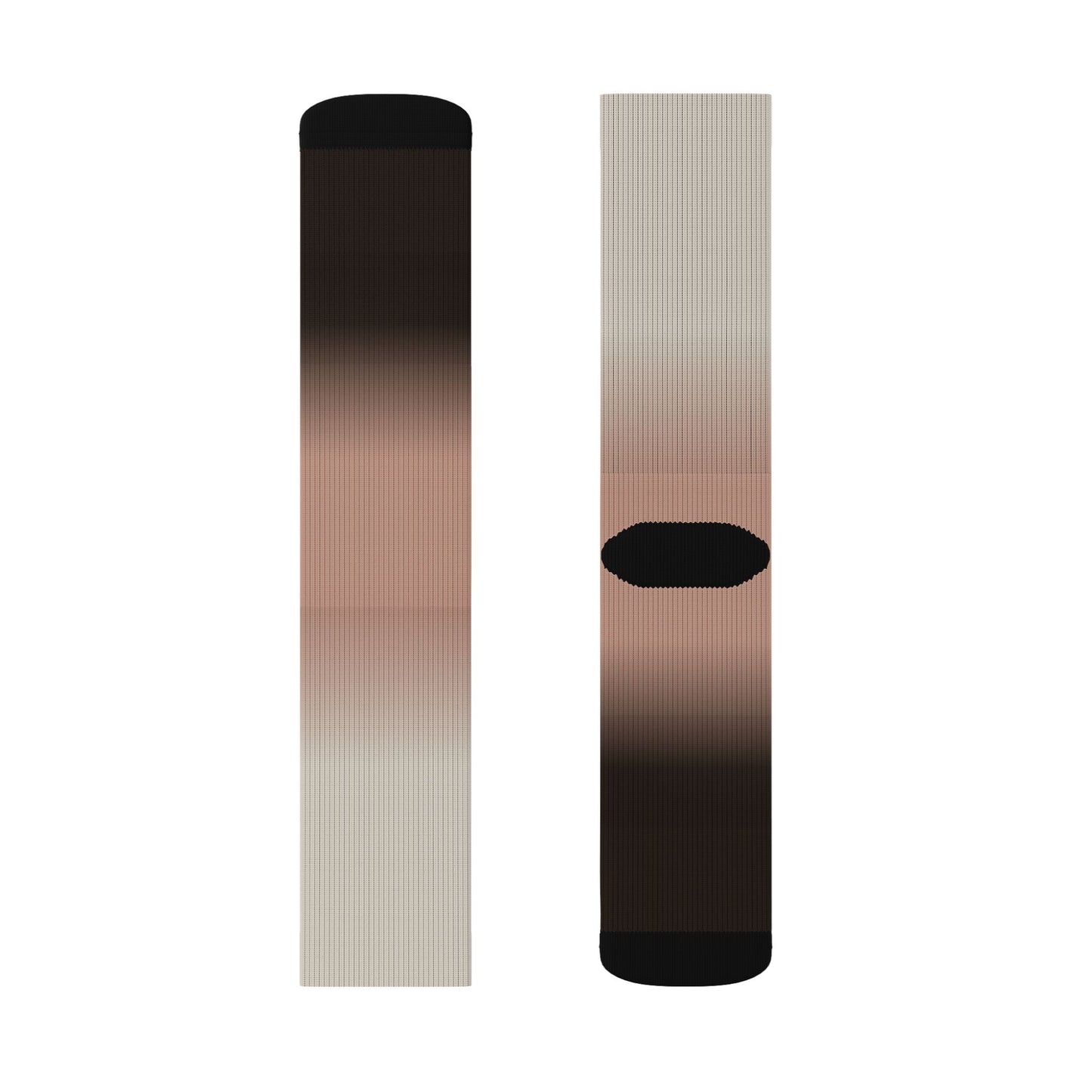 Neutral Ombre Gradient Socks | Sublimation Socks
