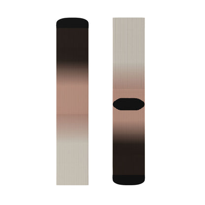 Neutral Ombre Gradient Socks | Sublimation Socks