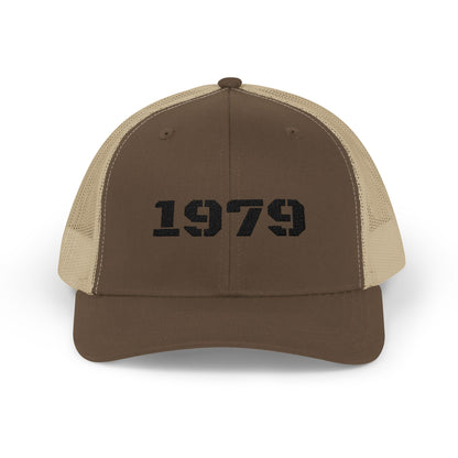 Vintage 1979 Snapback Trucker Cap | Retro Style Hat, Gift for Him, Cool Dad Cap, 1979 Birthday Gift, Casual Everyday Wear - TRV