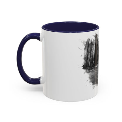 Moody Abstract Forest Coffee Mug | Unique Gift for Nature Lovers, Cozy Home Decor, Perfect for Coffee, Tea, and Hot Chocolate - TRV