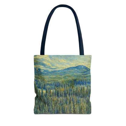 Nature-Inspired Tote Bag, Eco-Friendly Carryall, Bohemian Style Purse, Art Tote, Great Gift for Nature Lovers, Shopping Bag, Travel [...] - TRV