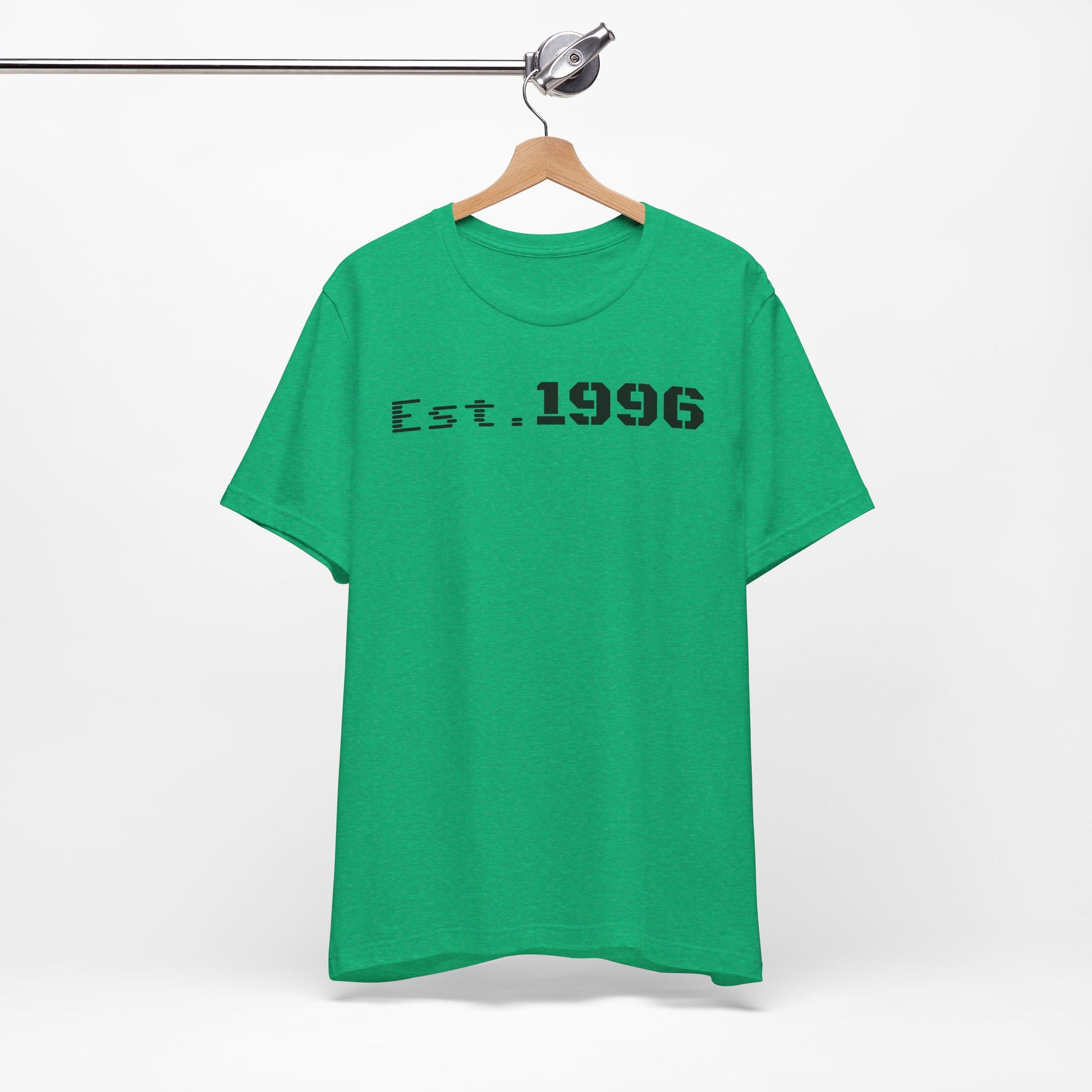 Established 1996 Unisex T-Shirt, Vintage Year Tee, Birth Year Gift, Casual Fashion, Personalized Graphic Tee - TRV