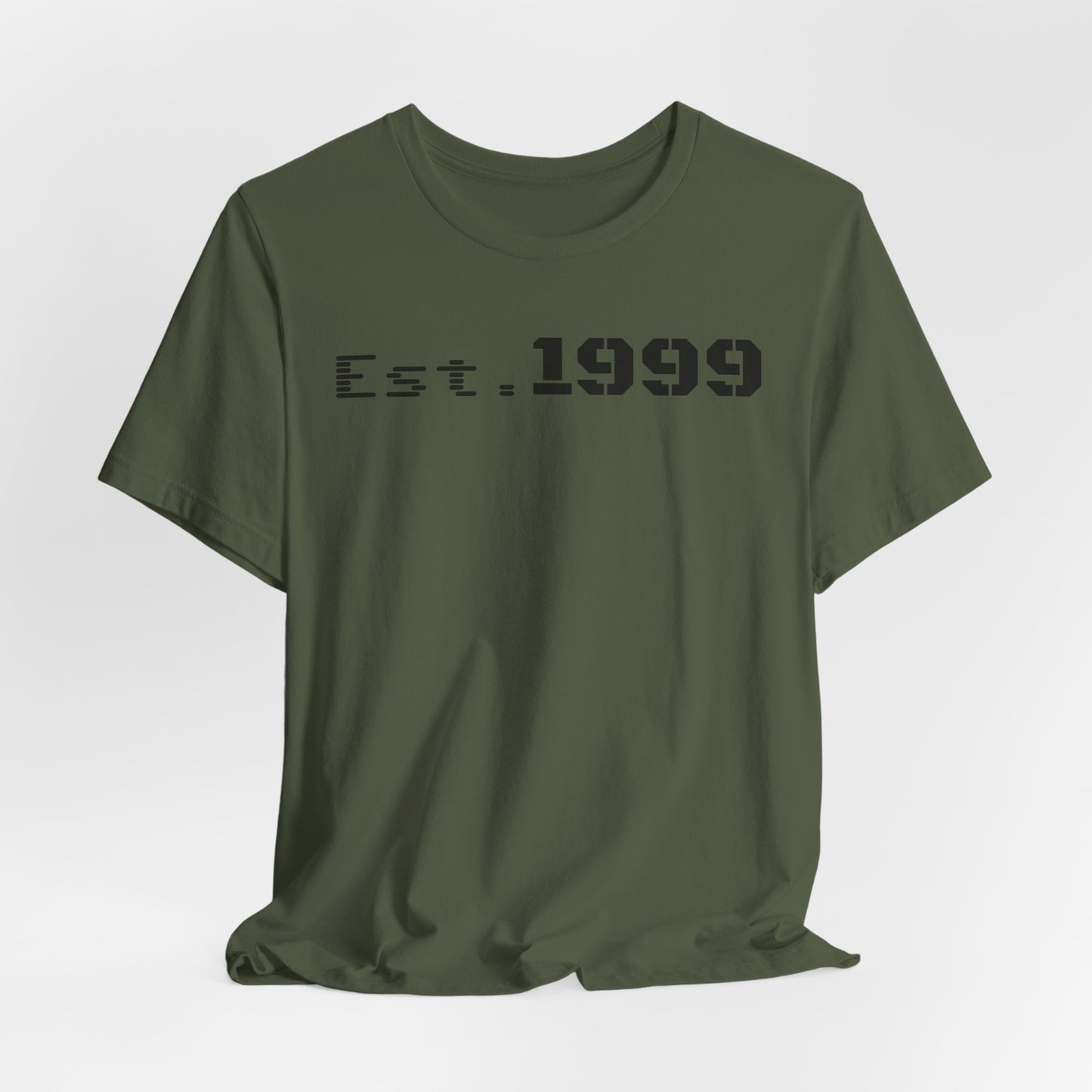 Established 1999 Unisex Tee | Vintage Birth Year Shirt, Casual Birthday Gift, Personalized Family Reunion Apparel, Retro Style [...] - TRV
